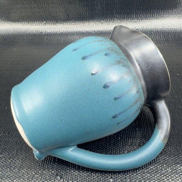 1999 Hand Made Studio Pottery Pitcher Jug Carafe Artist Signed Drip Glaze VTG - Picture 7 of 12